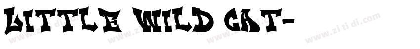 Little wild cat字体转换